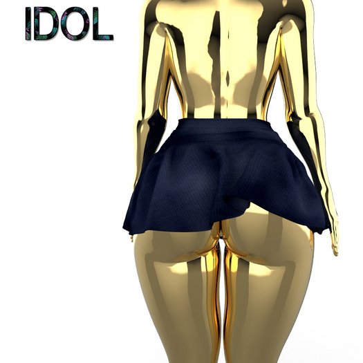 Navy Ribbon Skirt Legacy