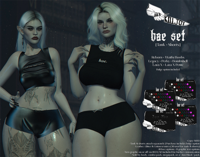 KILLJOY Bae Set (Glitter) COMPLETE