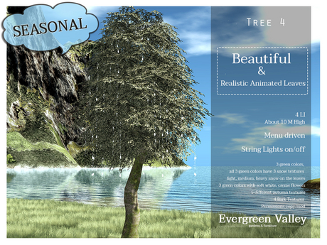 Second Life Marketplace - Tree 4|Seasonal