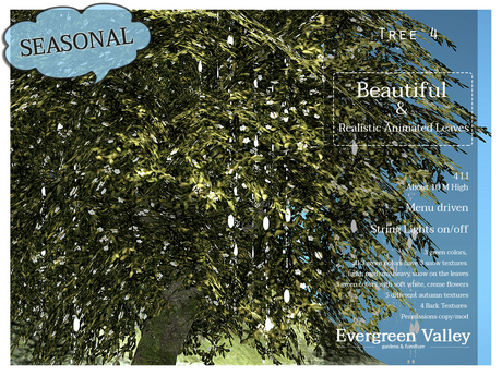 Second Life Marketplace - Tree 4|Seasonal