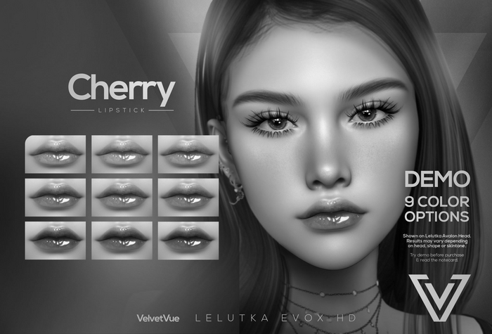 [ VelvetVue ] Cherry Lipstick :: DEMO