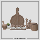 BROKEN ARROWS - Kitchen Utensils - Old Wood 