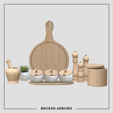 BROKEN ARROWS - Kitchen Utensils - Ash Wood 