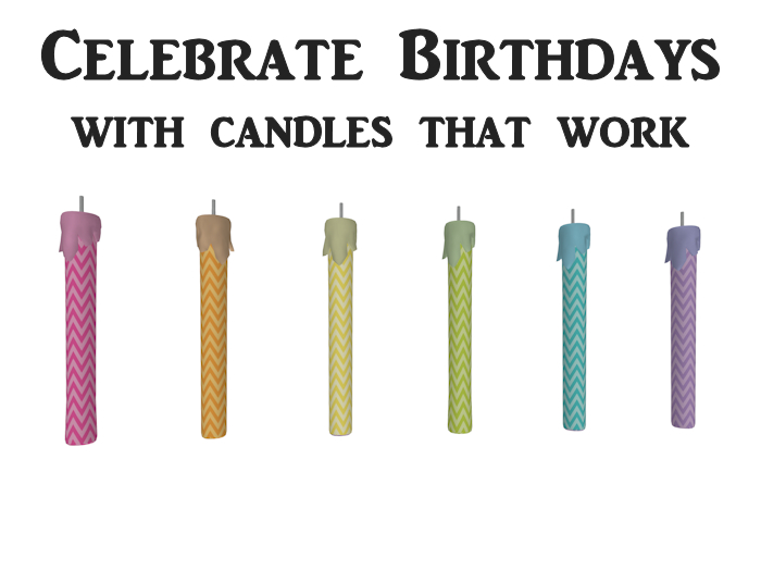 Birthday Candles Chevrons (Boxed)