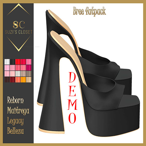 [Suzi's closet] Bree heels fatpack Reborn demoUNPACKER