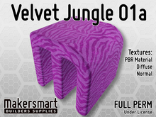 PBR Textures Fabric Velvet Jungle 01a