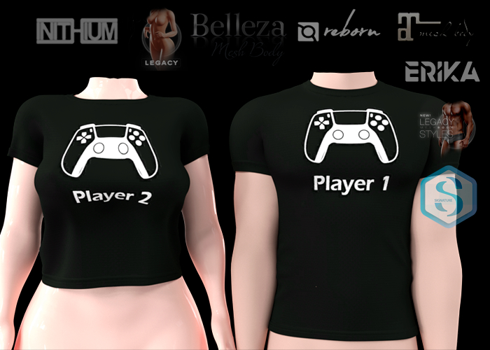 Shirts M&F 19  Love Full Perm/ Full Permission