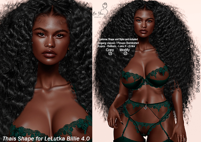 [Be you]- Thais Shape for LELUTKAEvox-Billie 4.0