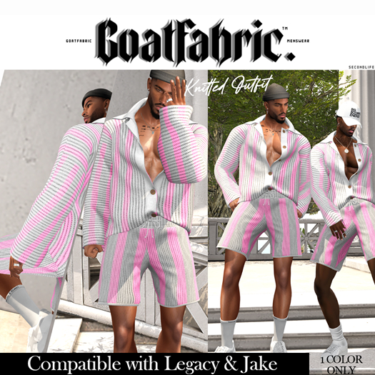 GF. PINK KNITTED OUTFIT