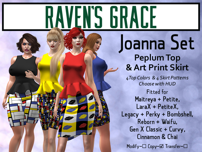 [RG] Joanna Skirt Set v2