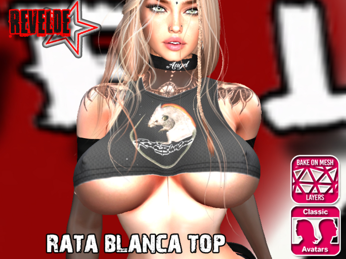 Revelde top Rata Blanca BOX