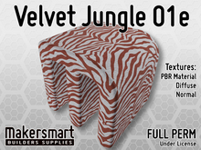 PBR Textures Fabric Velvet Jungle 01e