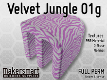 PBR Textures Fabric Velvet Jungle 01g