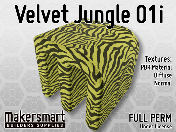PBR Textures Fabric Velvet Jungle 01i