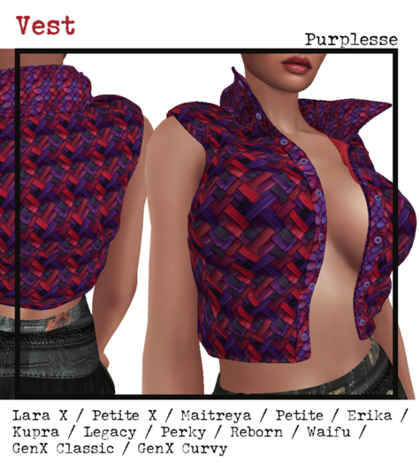 :::darKrose::: Purplesse Vest