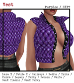 :::darKrose::: Purplee Vest GIFT