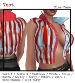 :::darKrose::: Blue Cane Vest