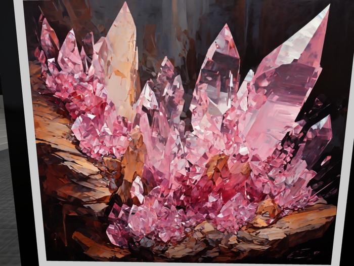vanity studio - Pink Crystals