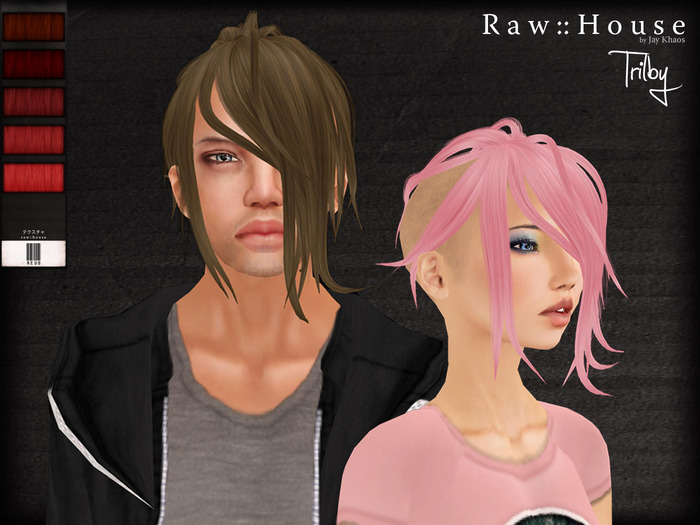 RAW HOUSE :: Trilby Hair [Reds]