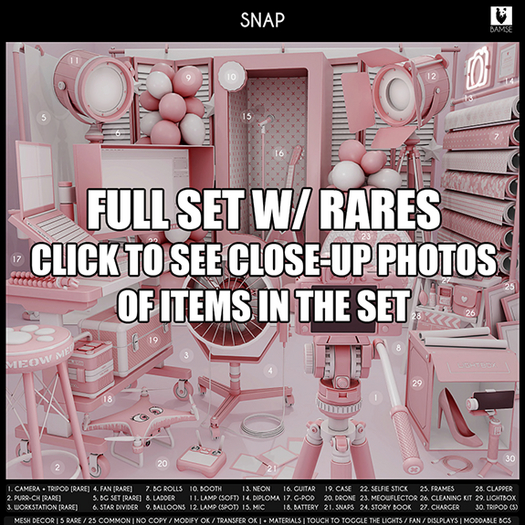 BAMSE : Snap FULL SET W/RARES