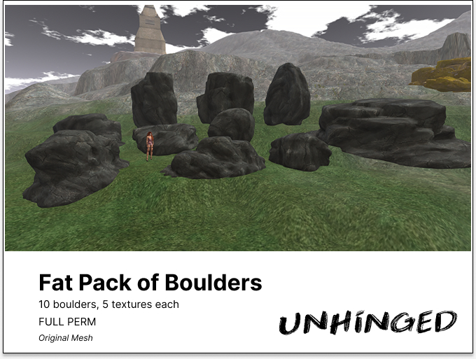 :: unhinged :: Boulders Fat Pack Full Perm
