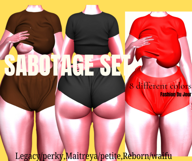 SABOTAGE Top- RED