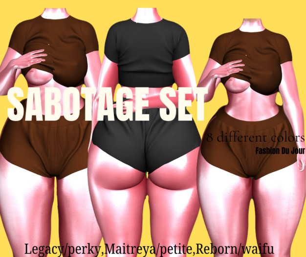 SABOTAGE Top- BROWN