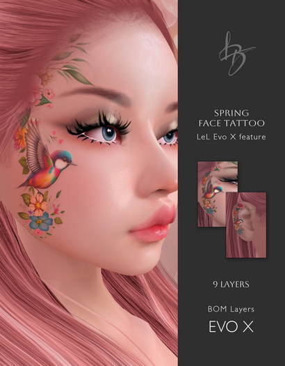 LB - Spring Face Tattoo [EvoX]