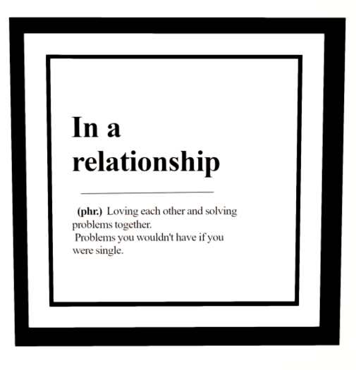 S&B - Relationship Framed Wallhanging