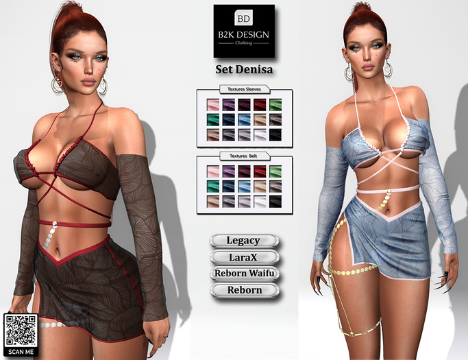..::B2K Design::..Set Denisa - LaraX - Legacy - Reborn - Waifu
