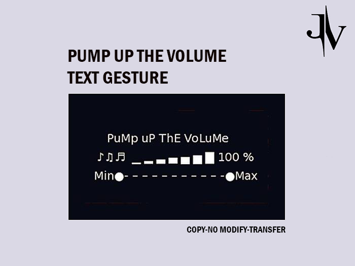 Pump Up The Volume