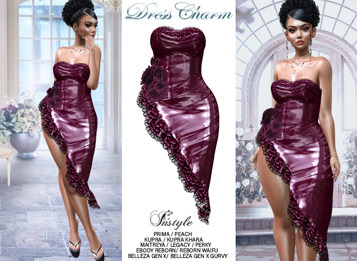 InStyle Dress .::Charm::..- Bordeaux
