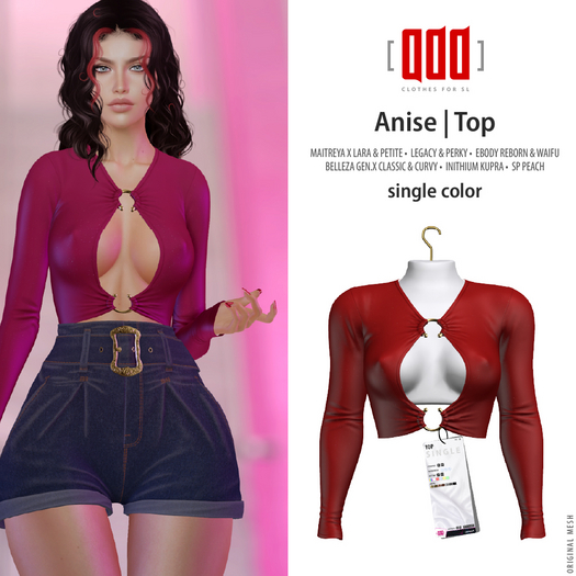 [ADD] Anise Top - Red