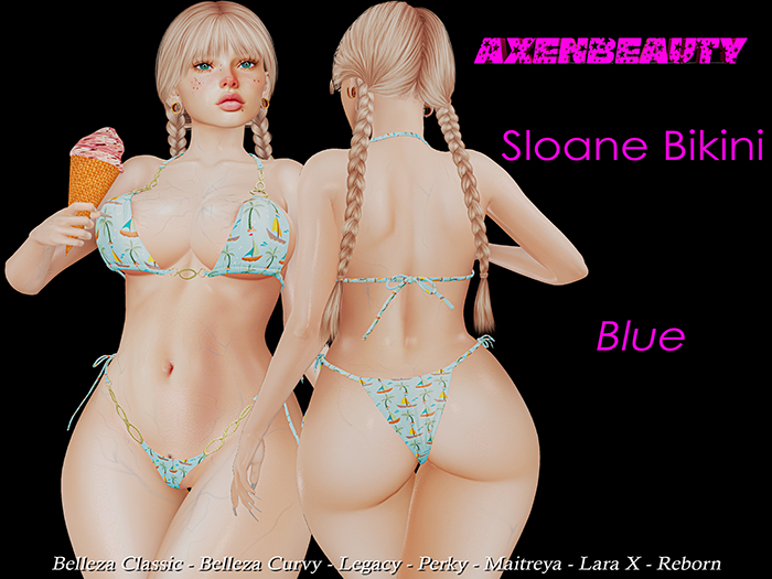aX: Sloane Bikini blue