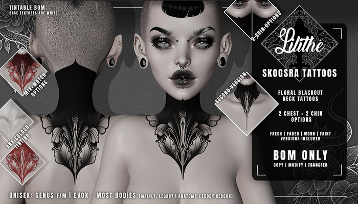 Lilithe'// Skogsra Tattoos