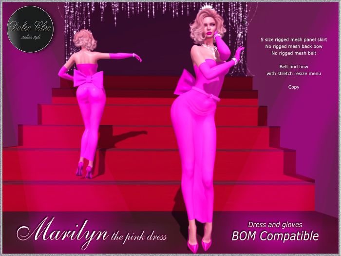 MARILYN THE PINK DRESS Bom Compatible