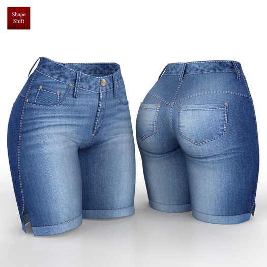 Blue Denim Shorts