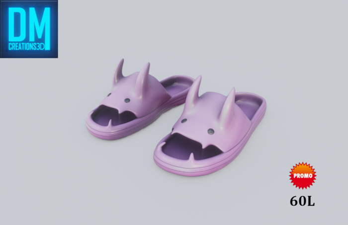 Demon Slippers Full Perm Mesh