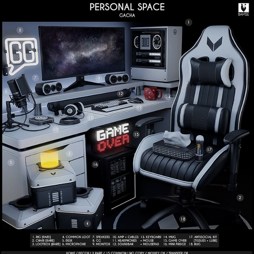 BAMSE : Personal Space - Chair RARE