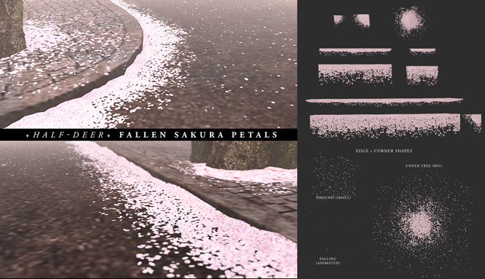 Fallen Sakura Petals [Pink Set]