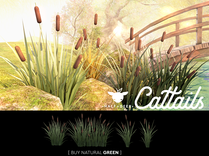 +Half-Deer+ Natural Cattails [Green]