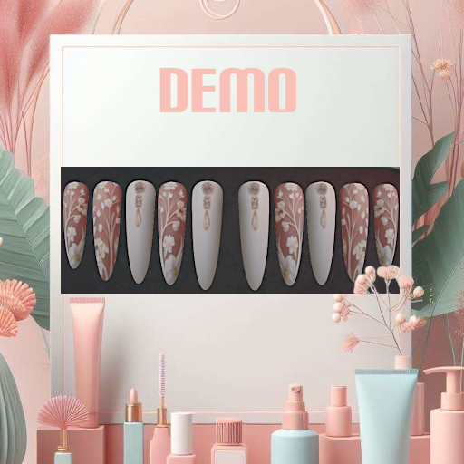 JNS Bridal Mesh Nails DEMO