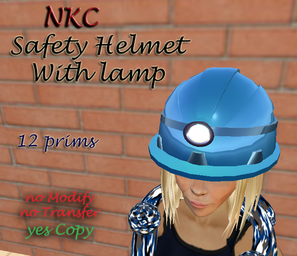 Safety Helmet blue by NKC
