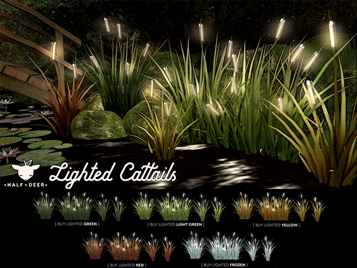 +Half-Deer+ Lighted Cattails [FATPACK]