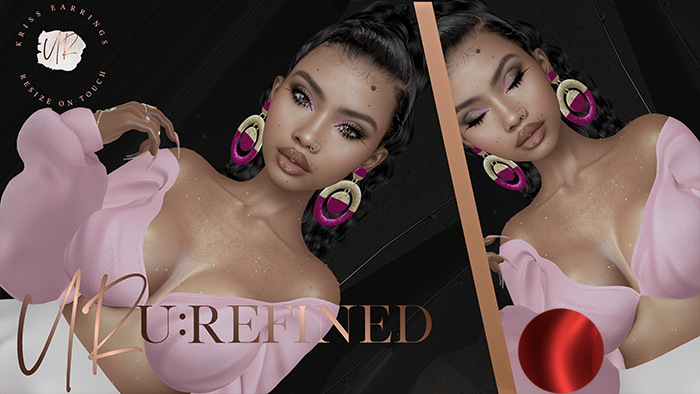 {U:Refined} Kriss Earrings [Red]