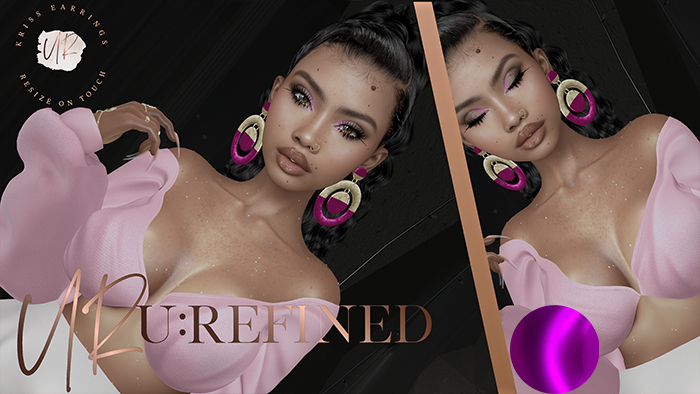{U:Refined} Kriss Earrings [Purple]