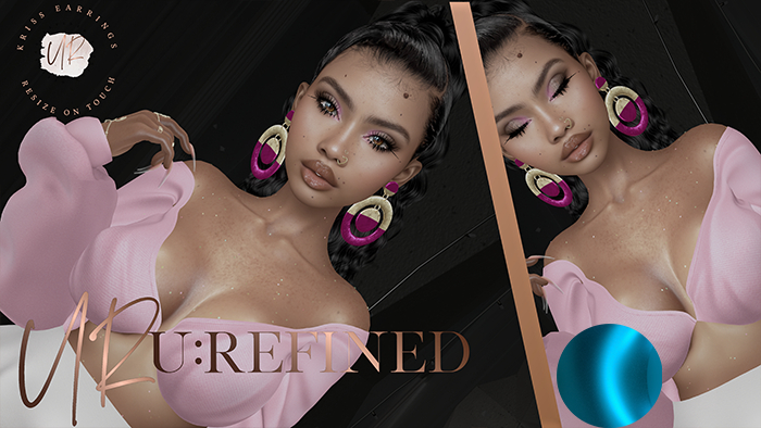 {U:Refined} Kriss Earrings [Blue]