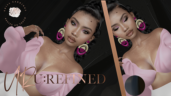 {U:Refined} Kriss Earrings [Black]