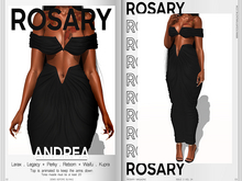 Rosary. Andrea . Set Black