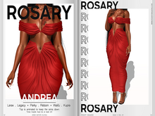 Rosary. Andrea . Set Red